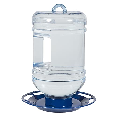 Perky-Pet 780 Outdoor Hanging Water Cooler Bird Waterer and Dispenser Blue 1.5 Qt Capacity