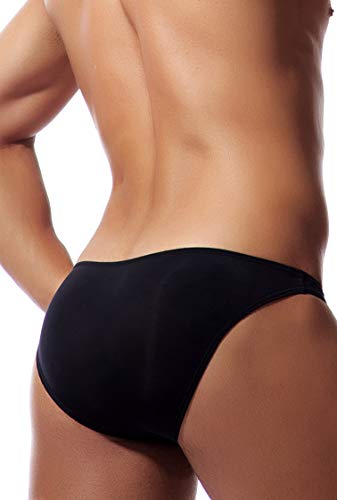 Men's Bulge Pouch Ice Silk Bikinis Low Rise Briefs Underwear2