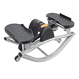 Rock Stepper Maschine Seite zu Seite – Trainingsgerät für Beine, Gesäßmuskeln – tragbare, kompakte Rock-Maschine Stepper zu Hause, Wohnung, Büro, Fitnessstudio, Bauchmuskeln, Gesäßmuskeln, Beine