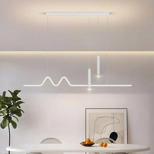 Suspension LED noire et blanche de 100 cm à intensité variable - 3