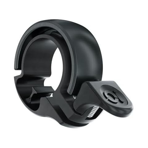 Knog Oi Classic Bike Bell, Black Cover