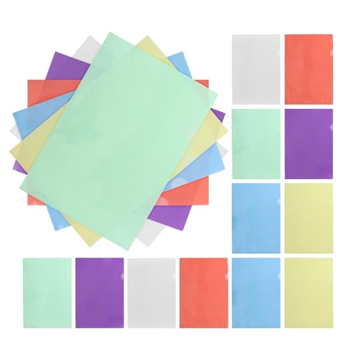 Pochettes Dossiers A4 Transparentes PLAFOPE Contre les Feuilles Cornées au Bureau