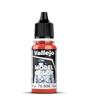 Vallejo Model Color 17 ml Acrylic Paint - Clear Orange