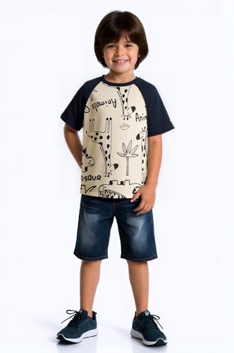 Image of Frogwill Boys Girls Shirts 3D Graphic T-Shirt Neon Clothes Short Sleeve Animal Print Tee 5-13 Years