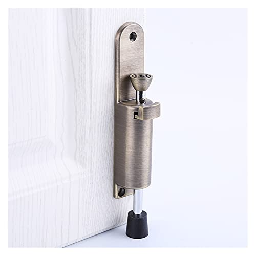 Butée de porte télescopique en acier inoxydable réglable argent