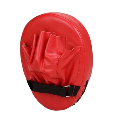 XIUsheUA Guantes Focus Guantes de Kick Boxing con Almohadilla Cuero PU y Bolsa Entrenamiento(Red C 1PC)
