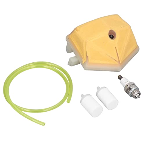 Tomantery Kit de Filtro de y Aire Rendimiento Estable para Motosierra 51 55 503-443201 Bujía para Herramientas de Jardín