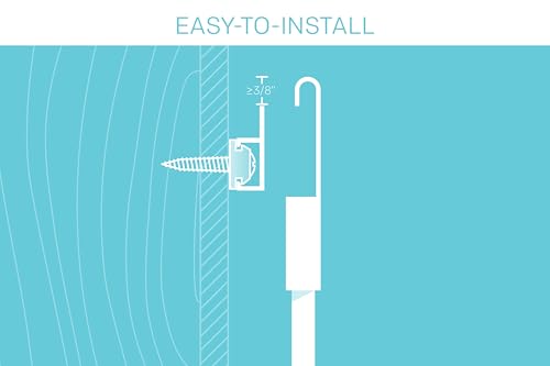 Image of Timeless Modern Residential Picture Hanging System (Gray, 12')