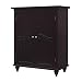Elegant Home Fashion Vera 2-Door Floor Cabinet, Dark Espresso