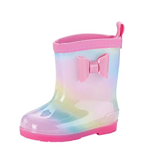 Girl Shoes Rain Boots Cartoon Children Rain Boots Boys And Girls Infant Rain Boots Water Rubber Dress Boots Size 11