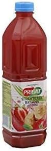 Prigat Strawberry Banana Juice Drink Kosher For Passover 1.5 Oz. Pack Of 3.