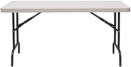 Iceberg 30" x 60" Folding Table, Platinum, IndestrucTable TOO 500 Series (MADE IN USA)
