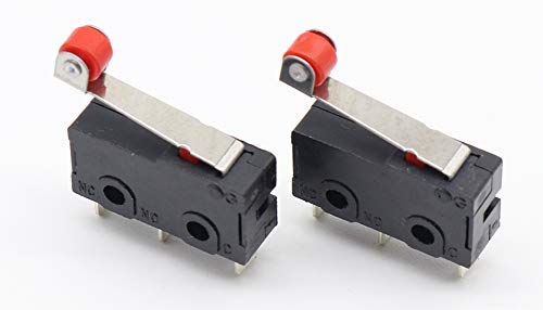 Mini Micro Limit Switch Roller Lever Arm SPDT Snap Action Lot (Red Black)