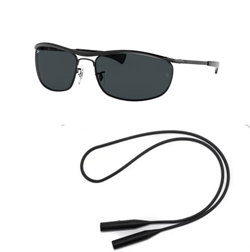 Ray-Ban RB3119M Sunglasses Bundle: RB 3119M OLYMPIAN I DELUXE and Universal Anti-slip Silicone Leash2