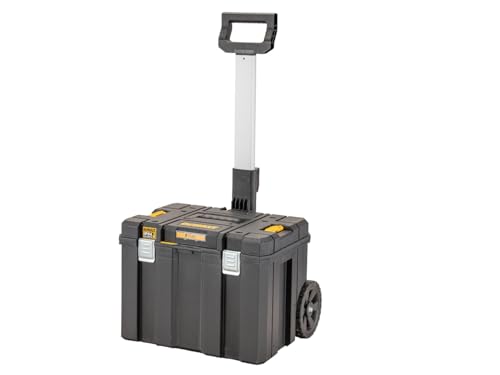 DeWALT DWST83347-1 TSTAK Mobile Tool Box with Carrying Tires, Stackable Storage Case, Easy to Carry