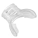 Dioche Professional Diving Standard Bite Mouthpiece Premium PVC Transparent Comfortable Disposable for Underwater Diving 5.5x3.5cm 1 Pack