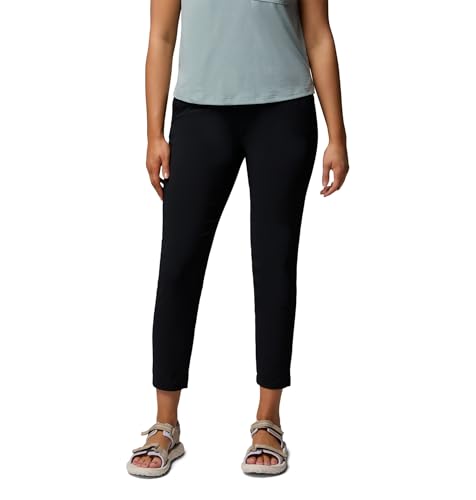 Columbia Womens All Seasons Slim Pull-On Pant, Black, 3X x S