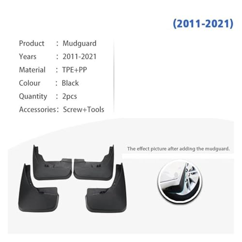 Bavettes garde-boue Dodge Grand Caravan 2011-2021 - 3