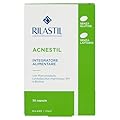 Rilastil Acnestil Integratore Alimentare a base di Probiotici, Prebiotici e Biotina per Pelle a Tendenza Acneica, 30 capsule