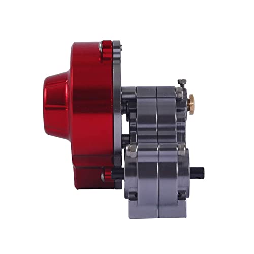 Zxyrc Aluminum Alloy 1/10 Rc Transmission Case Complete Gearbox With Gear For Scx10 Rc Crawler Car Upgrades #TOP4