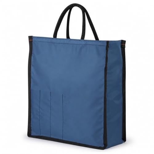 Image of DOUBLE R BAGS Unisex Eco Reusable Yoga Print Jute Cloth Lunch Bag For Tiffin Box With Bottle Organizer, Zipper & Reinforced Handle.