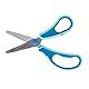 Westcott GRIPEEZE Kinderschere Blau Rechtshänder | Schere mit ergonomischem Griff für Vorschulkinder | Bastelschere 14 cm ideal für Kinderhände | Sicherheit durch abgerundete Spitze | E-21572 00