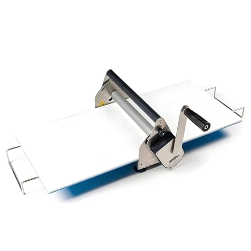 Générique Laminoir à pâte à Pizza et Fondant, laminoir à pâte à épaisseur réglable, Machine à laminer Professionnelle, for Pizzas, Croissants, pâtisseries et Fondant(400)