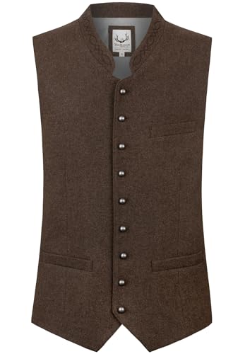 Gilet Devito 54 uomo marrone