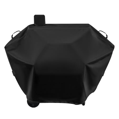 Grill Cover for Dyna-Glo DGN486DNC-D DGN486SNC-D DGN576DNC-D DGN576SNC-D 600D Heavy Duty Waterproof Windproof Charcoal Grill Cover Replacement for Dyna-Glo DG576CC