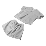 Alipis Einweg Saunaanzug Unisex aus Polyester Baumwolle Komfortables Spa Massage Outfit für Fußbad Schönheitsbehandlungen Hotel Salonbedarf Atmungsaktiv und Hautfreundlich