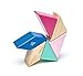 6 Piece Tegu Pocket Pouch Prism Magnetic Wooden Block Set, Blossom