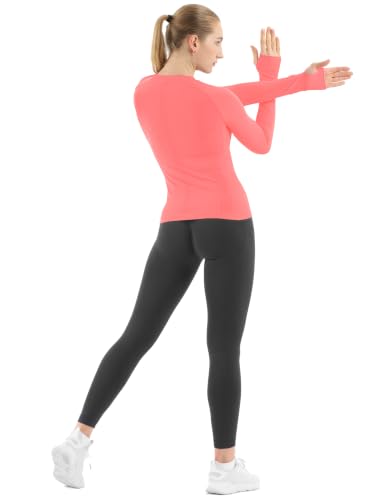 Image of MathCat Seamless Long Sleeve Workout Tops for Women
