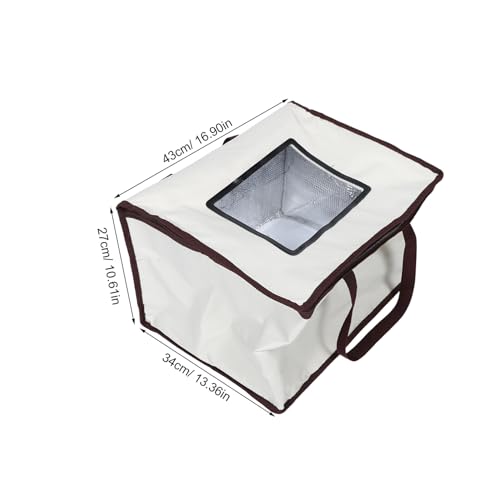 Boîte de fermentation de pâte à pizza pliable et étuve à yaourt UKCOCO - 3