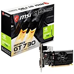 MSI V809-2000R NVIDIA GeForce GT 710 2GB - Tarjeta gráfica (Pasivo, LP/ATX, GDDR3, PCI Express x8 2.0)