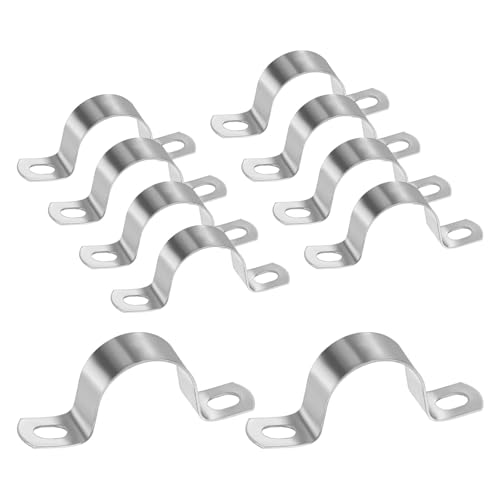 M METERXITY 10�p�b�N�̃R���W�b�g�N�����v 1-1/4" 304�X�e�����X�X�`�[�������p�C�v�X�g���b�vM32 U�T�|�[�g�p�C�v�N�����v �z��/�R���W�b�g/���C��/�p�C�v�p��2�̌��t�� �w�r�[�f���[�e�BU���ǃe���V�����N���b�v