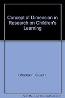 Concept of Dimension in Research on Children's Learning 999327867X Book Cover