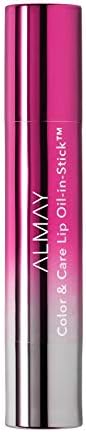 Lip Oil by Almay, Hydrating Lip Color Makeup, Hypoallergenic, 110 Sugar Plum, 0.09 Oz