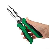 Outil ergonomique portable : construction en plastique vert et en métal de 215 mm de longueur totale qui s'adapte aux courroies à outils et aux postes de travail pour les électriciens et les amateurs. Vérifiez votre tableau des tailles plutôt que le tableau des tailles d'Amazon pour un ajustement parfait.