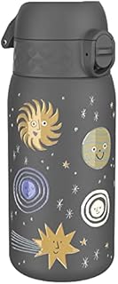 Ion8 Leak Proof Water Bottle, Vacuum Insulated, Space Planets, 320ml (11oz), I8TS320PKSPACEP