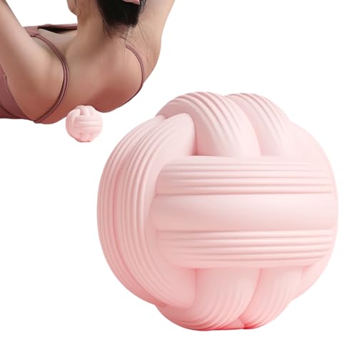 Bola de masaje 3D - punto gatillo, juego de bola de masaje, liberación miofascial | Relajación muscular del pie trasero, cuello profundo, hombro masajeador acupuntual de silicona para aliviar el dolor