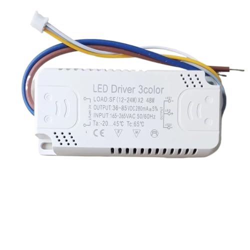 Transformateur LED plafonnier en panne solution AC220V 12-24Wx2 - 2