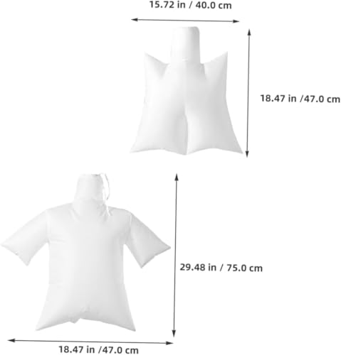 Image of 2PCS Portable Cloth Dryer Bag, Auxiliary Drying Bag Fast Portable Clothes Dryer Reusable Space Folding for Home Travel dorms Offices (T-Shirts, Pants)