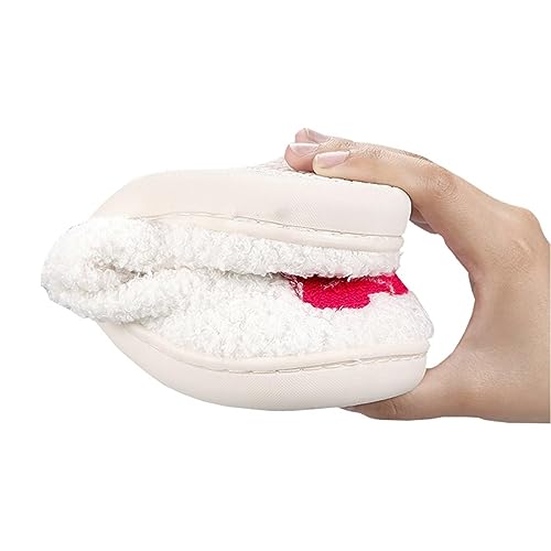 Image of LNERIP Animal Slippers Fruit Slippers Plant Slippers Various Cartoon Patterns Fluffy Soft Memory Foam Retro Indoor Outdoor Home Couple Shoes