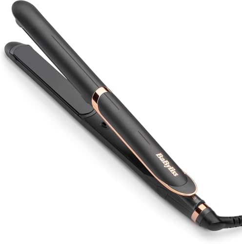 BaByliss Smooth Pro Hair Straighteners - Professional Salon Hair Straighteners, Anti-Frizz Nano-Ceramic Plates, 6 Heat Settings 140&deg;C - 235&deg;C, for All Hair Types, 2393U