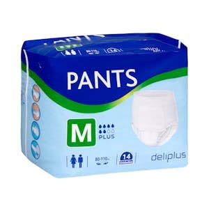 Pañal adulto braguita talla M Pants plus Paquete 14 ud.
