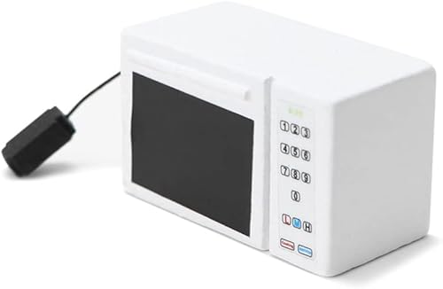 Miniatura 7 de Miniatura microondas Dollhouse Accesorios Horno Mini Muebles de Cocina Electrodomésticos 112 Mini Decoración de la Casa Modelo Decoración Accesorios