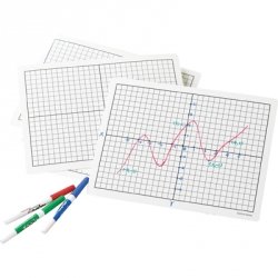 212 Main Write & Wipe Graphing Mats
