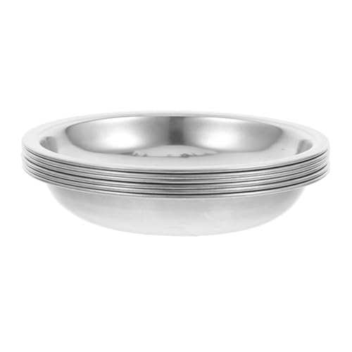 Garneck Elegant Stainless Steel Tea Bag Dish Large Tea Plate Mat Sifter Infuser Strainer Metal Bowl Round Reusable Coaster Drip- for Easy Maintenance