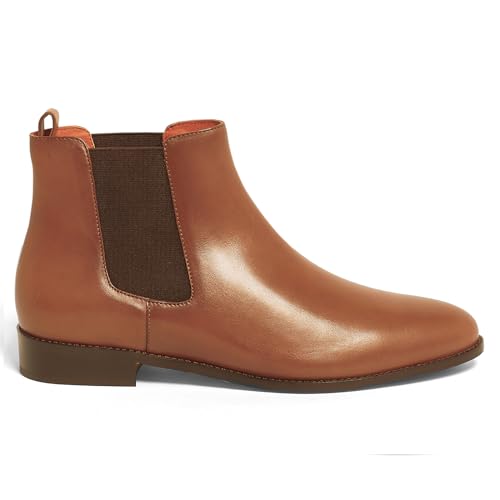 Anthony Veer Michelle Chelsea Boots for Women | Italian Full Grain Calfskin Leather | Low Heel & Almond Shaped Toe | Cushioned Ortholite Bedded Insoles2