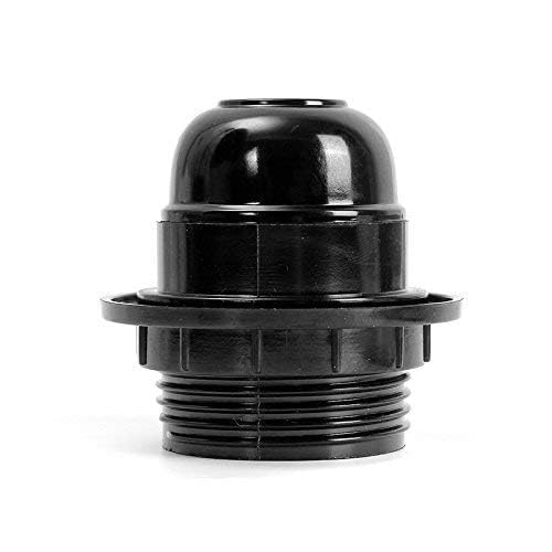 Diktmark Black E27 Bulb Holder Screw Type Lamp Shade Holder for Home (Pack of 1)-image-24